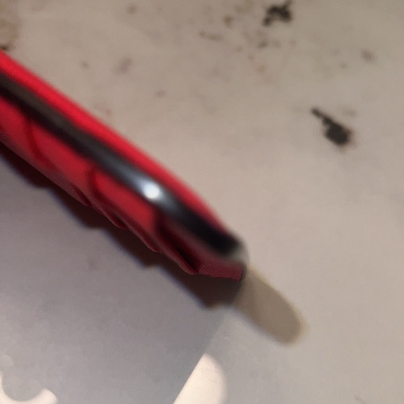 Preloved KATE SPADE red saffiano leather wristlet - Picture 6 of 7